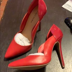 Red high heels